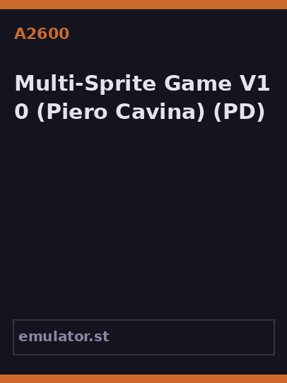 Multi-Sprite Game V1.0