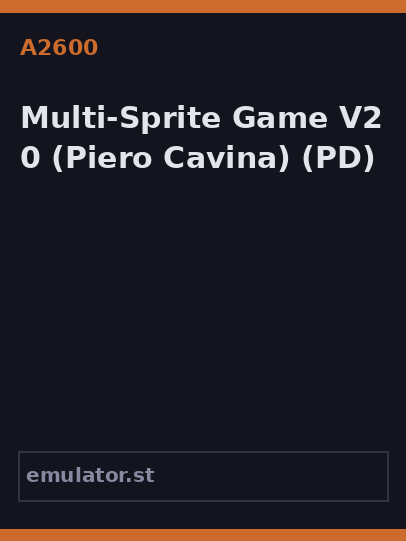 Multi-Sprite Game V2.0