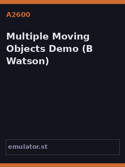 Multiple Moving Objects Demo