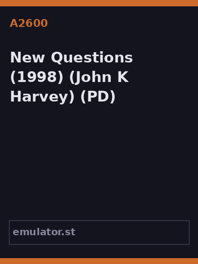 New Questions