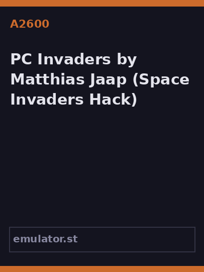 PC Invaders by Matthias Jaap