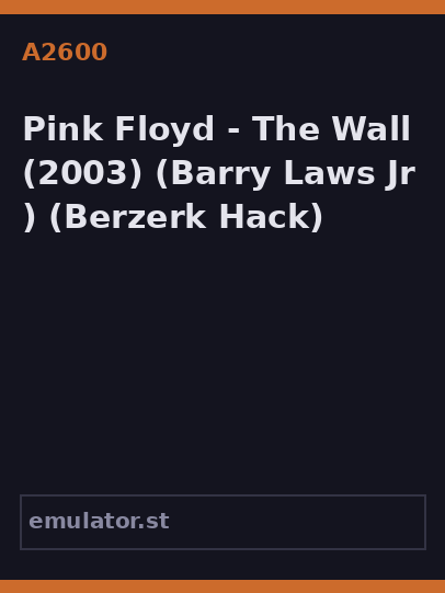 Pink Floyd - The Wall