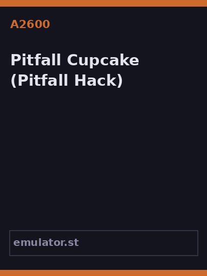 Pitfall Cupcake