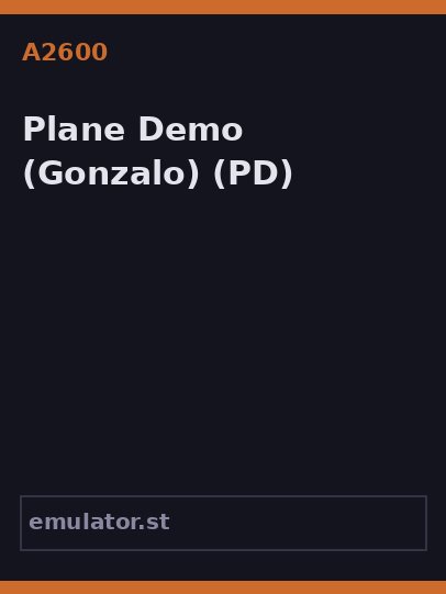 Plane Demo