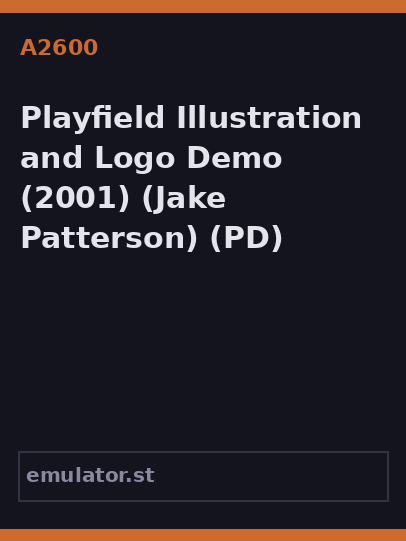 Playfield Illustration and Logo Demo