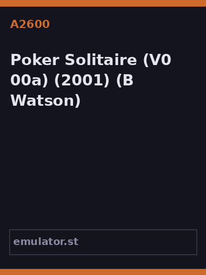 Poker Solitaire