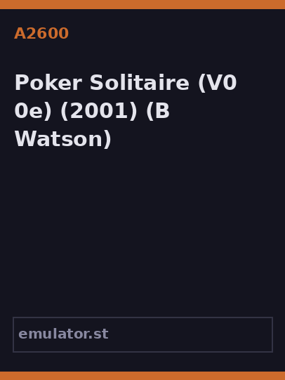 Poker Solitaire