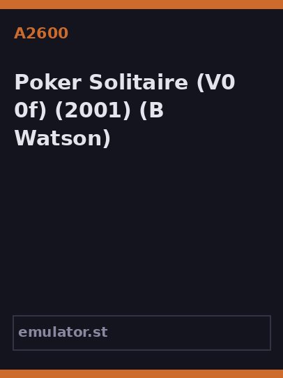 Poker Solitaire