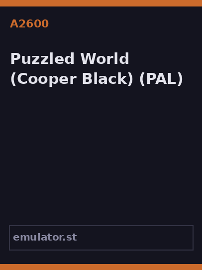 Puzzled World