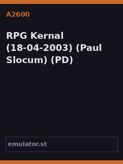 RPG Kernal