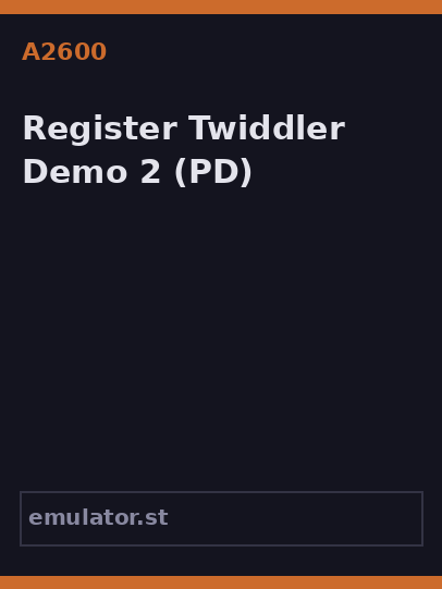 Register Twiddler Demo 2