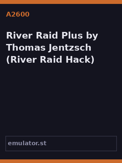 River Raid Plus by Thomas Jentzsch