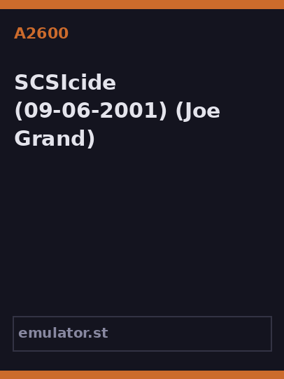 SCSIcide