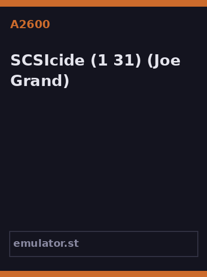 SCSIcide