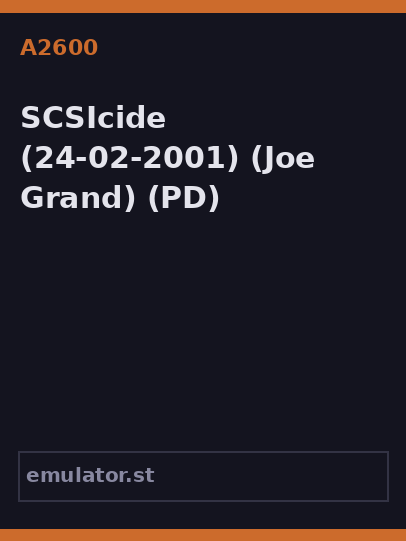 SCSIcide