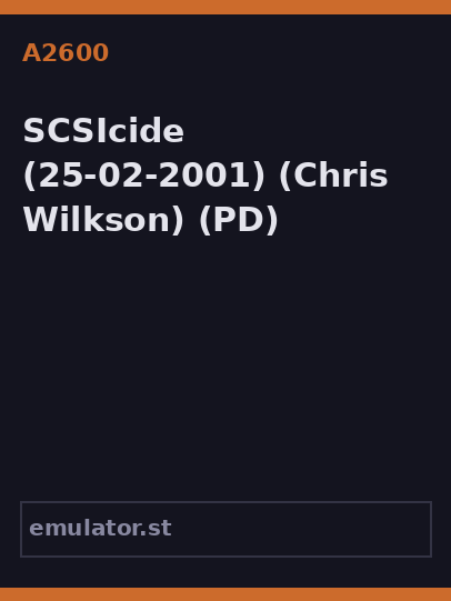 SCSIcide