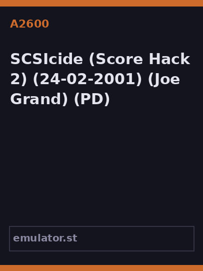SCSIcide