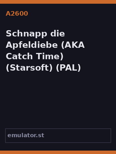 Schnapp die Apfeldiebe