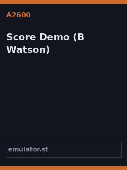Score Demo