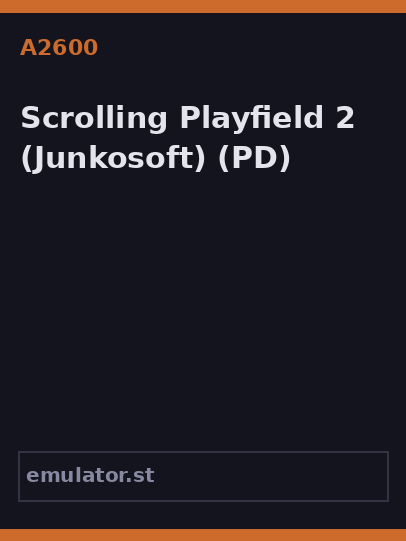 Scrolling Playfield 2
