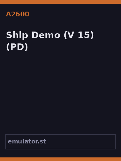 Ship Demo
