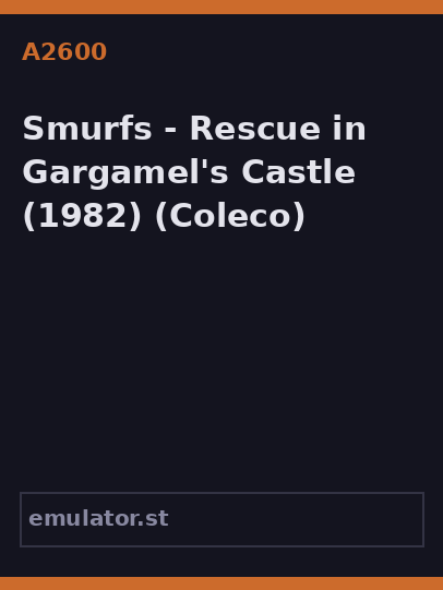 Smurfs - Rescue in Gargamel's Castle