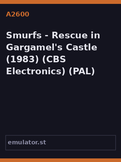 Smurfs - Rescue in Gargamel's Castle
