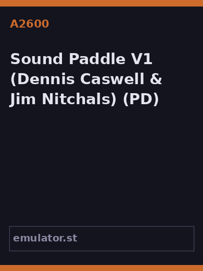 Sound Paddle V1