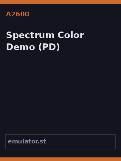 Spectrum Color Demo