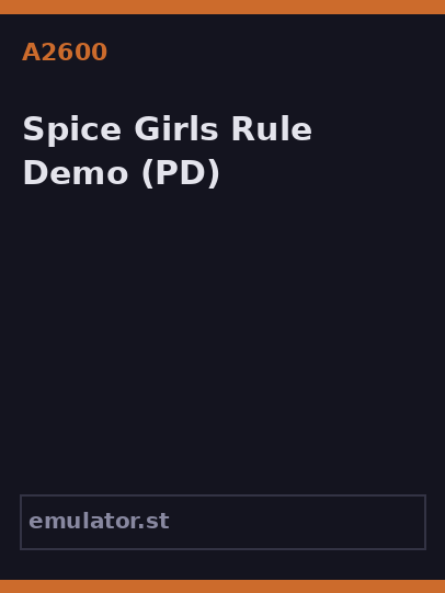 Spice Girls Rule Demo