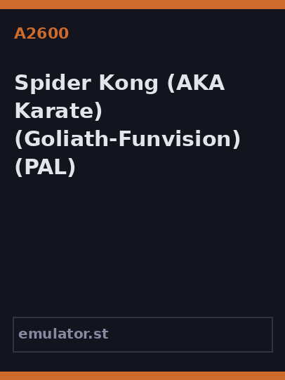 Spider Kong
