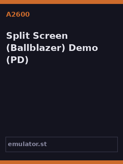Split Screen Demo