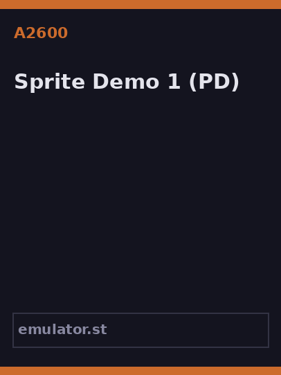 Sprite Demo 1