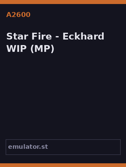 Star Fire - Eckhard WIP