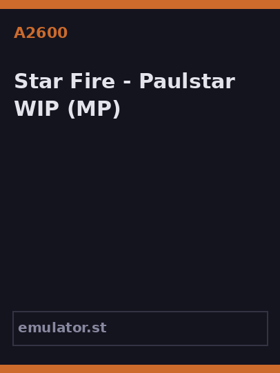 Star Fire - Paulstar WIP