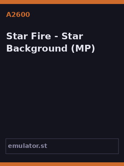 Star Fire - Star Background
