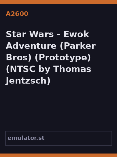 Star Wars - Ewok Adventure