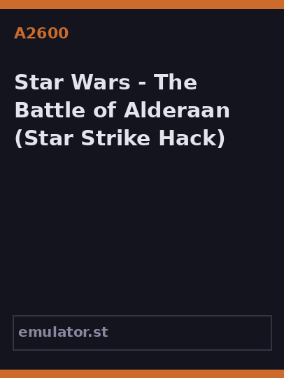 Star Wars - The Battle of Alderaan