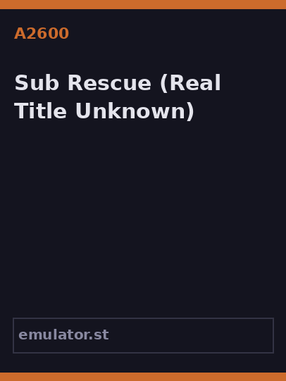 Sub Rescue