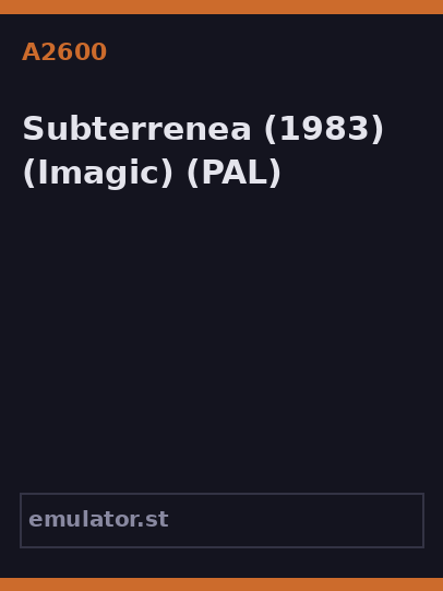 Subterrenea