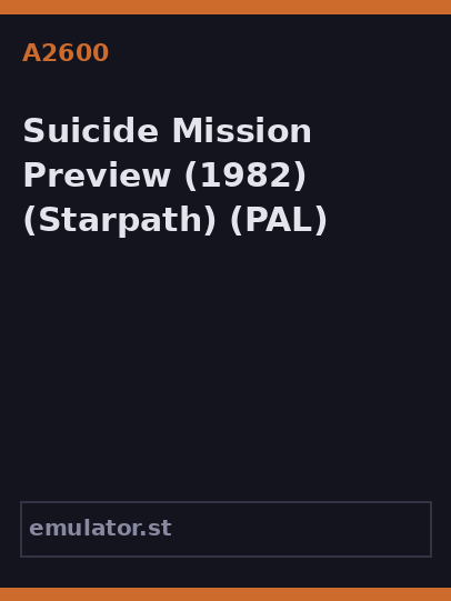 Suicide Mission Preview