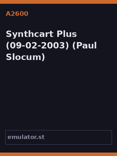 Synthcart Plus
