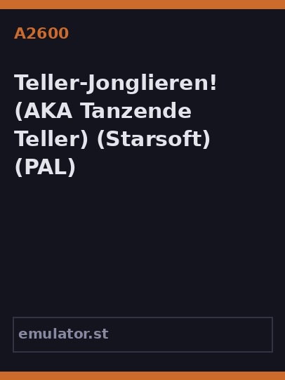 Teller-Jonglieren!