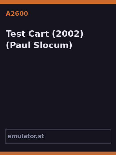 Test Cart