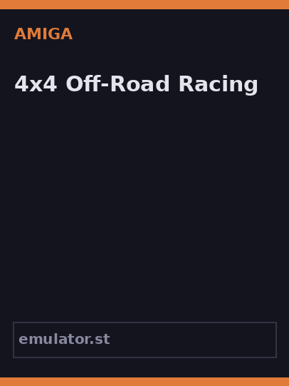 4x4 Off-Road Racing