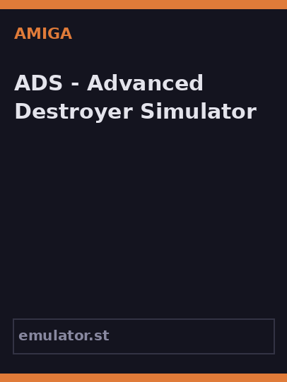 ADS - Advanced Destroyer Simulator