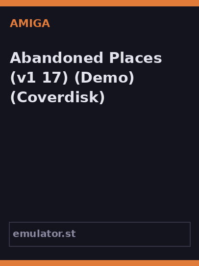 Abandoned Places
