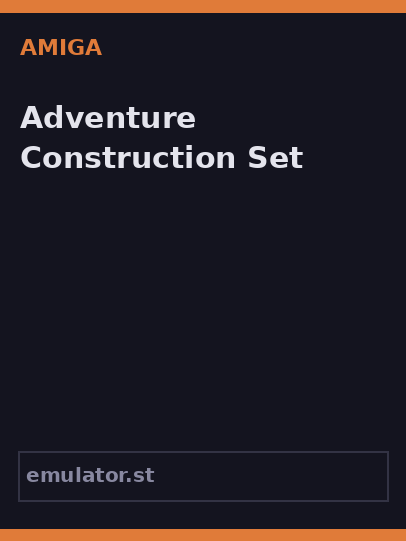 Adventure Construction Set