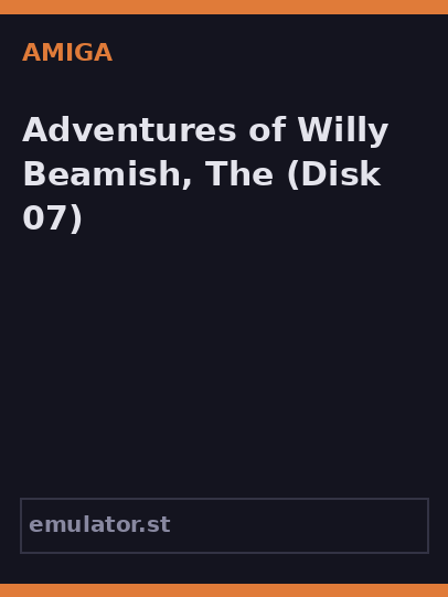 Adventures of Willy Beamish, The
