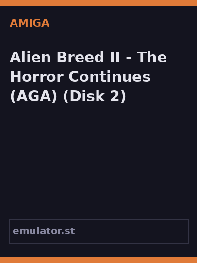 Alien Breed II - The Horror Continues